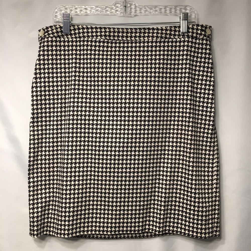 Ralph Lauren Houndstooth Skirt Size 10